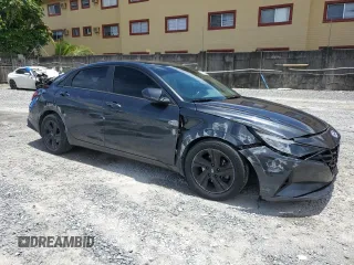 2023 Hyundai Elantra SEL with VIN 5NPLM4AG3PH094666, listed as a Copart auction lot 60525395 with 80,518 mi miles and Salvage title. Bid and sale history available at DreamBid. Image 4.