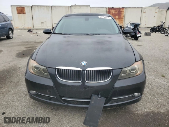 2007 BMW 3 Series 335i with VIN WBAVB73547VF54459, listed as a Copart auction lot 59791315 with 127,018 mi miles and Salvage title. Bid and sale history available at DreamBid. Image 5.