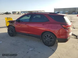 2022 Chevrolet Equinox RS with VIN 3GNAXMEV8NS154152, listed as a Copart auction lot 52093335 with 47,992 mi miles and Salvage Title. Bid and sale history available at carsss.com. Image 2.