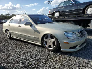 2004 Mercedes-Benz S with VIN WDBNG76J54A402895, listed as a Copart auction lot 74295774 with Not Provided miles and Salvage Title. Bid and sale history available at DreamBid. Image 4.