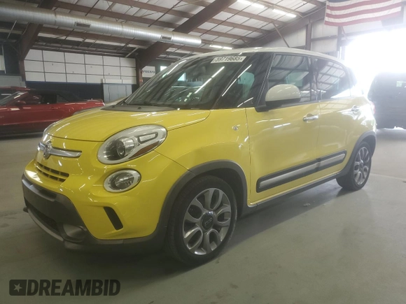 2014 FIAT 500L Trekking с VIN ZFBCFADH1EZ029644, выставлен на аукционе Copart как лот 59719685 с пробегом 133 256 миль миль и Чистый • Clean title. История ставок и продаж доступна на DreamBid. Изображение 1.
