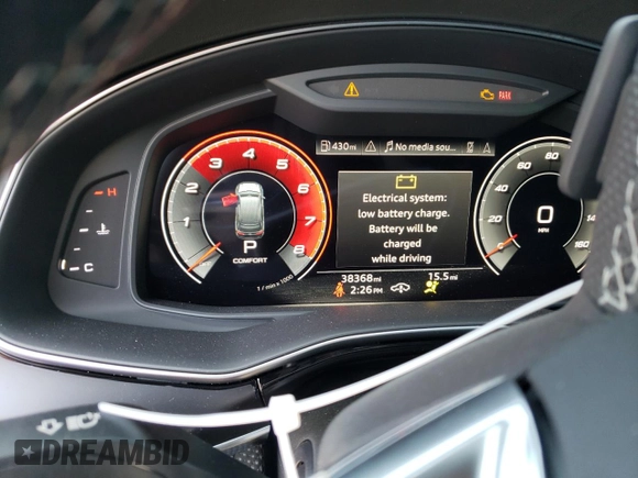 2021 Audi SQ7 Prestige z VIN WA1VWBF78MD011275, wystawiony jako Copart lot #62351474 z przebiegiem 38 368 mil mil oraz Szkoda całkowita • Salvage title. Historia ofert i sprzedaży dostępna na DreamBid. Obrazek 9.