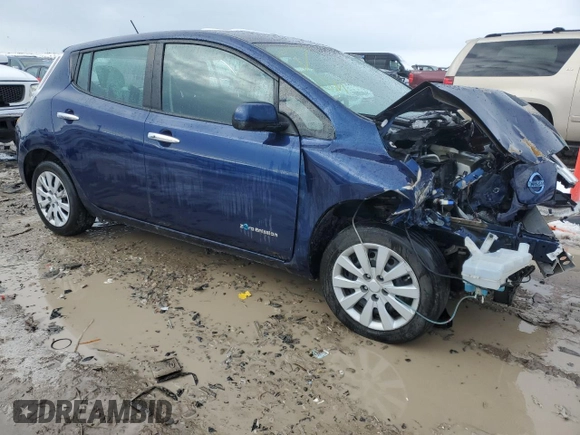 2016 Nissan LEAF S with VIN 1N4AZ0CP4GC307172, listed as a Copart auction lot 41990693 with 83,779 mi miles. Bid and sale history available at carsss.com. Image 4.
