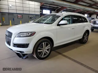 2015 Audi Q7 3.0T Premium Plus with VIN WA1LGAFE2FD002409, listed as a Copart auction lot 54202165 with 195,752 mi miles and Clean Title. Bid and sale history available at carsss.com. Image 1.