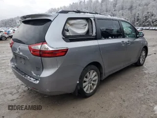 2017 Toyota Sienna LE with VIN 5TDJZ3DC5HS187003, listed as a Copart auction lot 84182284 with 85,045 mi miles and Salvage Title. Bid and sale history available at carsss.com. Image 3.