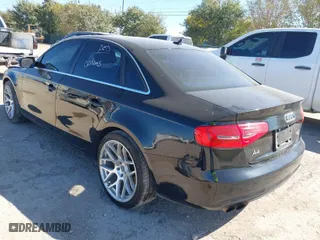 2013 Audi A4 Premium Plus with VIN WAUHFAFL5DN041903, listed as a IAAI auction lot 40804566 with 117,036 mi miles. Bid and sale history available at carsss.com. Image 3.