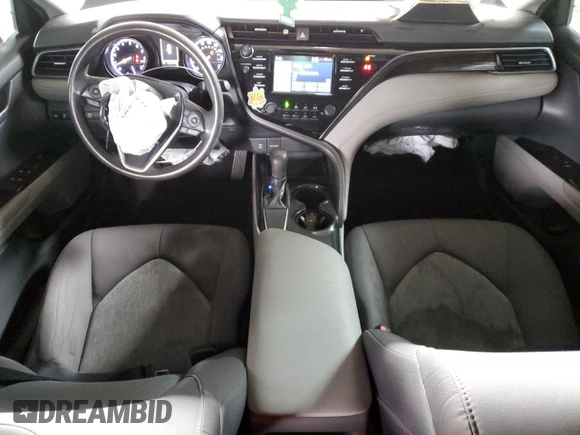 2019 Toyota Camry LE with VIN 4T1B11HK3KU290548, listed as a Copart auction lot 48233685 with 105,700 mi miles and Salvage Title. Bid and sale history available at carsss.com. Image 8.