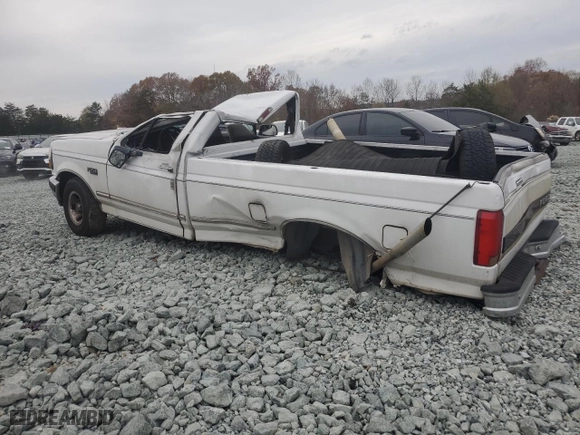1996 Ford F-150 Special with VIN 1FTEF15N6TLB31158, listed as a Copart auction lot 80905514 with 157435 miles and Salvage Title. Bid and sale history available at carsss.com. Image 2.