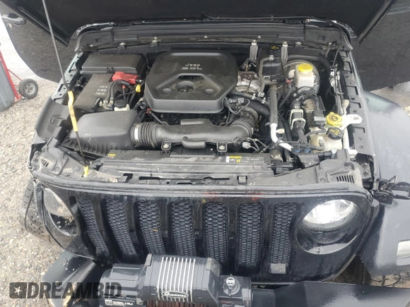 2020 Jeep Wrangler Sport S with VIN 1C4GJXAN7LW343890, listed as a Copart auction lot 63363335 with 74,179 mi miles and Salvage title. Bid and sale history available at DreamBid. Image 11.