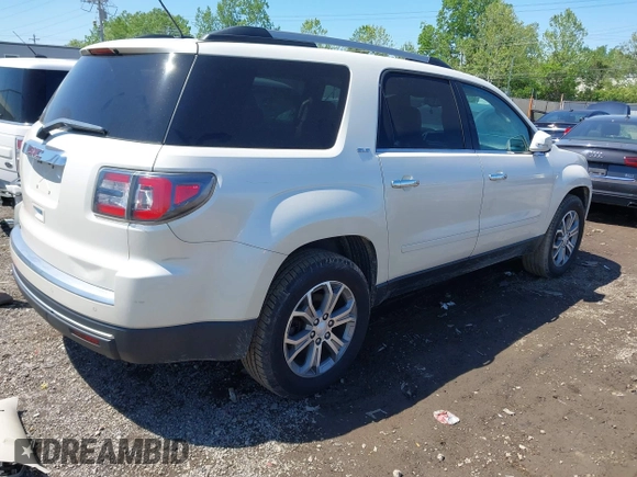 2014 GMC Acadia SLT z VIN 1GKKRRKD3EJ219690, wystawiony jako IAAI lot #42221261 z przebiegiem 103 675 mil mil oraz . Historia ofert i sprzedaży dostępna na DreamBid. Obrazek 4.