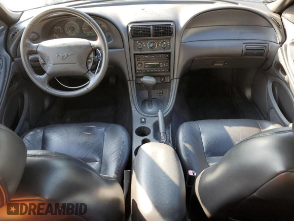 2002 Ford Mustang GT Deluxe with VIN 1FAFP45X02F201213, listed as a Copart auction lot 56493595 with 81,776 mi miles and Salvage title. Bid and sale history available at DreamBid. Image 8.