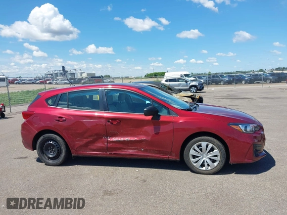 2017 Subaru Impreza with VIN 4S3GTAA69H3710376, listed as a IAAI auction lot 42326736 with 53,803 mi miles and . Bid and sale history available at DreamBid. Image 13.