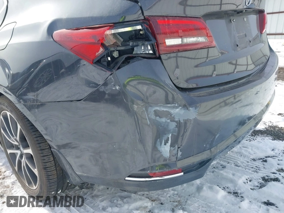 2016 Acura TLX V6 with VIN 19UUB2F31GA003973, listed as a IAAI auction lot 41560121 with 1 mi miles. Bid and sale history available at carsss.com. Image 21.