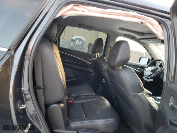 2016 Acura MDX w/Tech with VIN 5FRYD3H46GB015497, listed as a Copart auction lot 88596565 with 94,951 mi miles and Salvage Title. Bid and sale history available at carsss.com. Image 12.