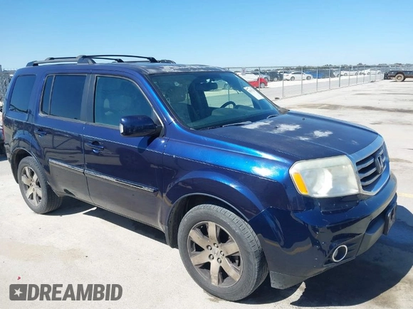 2013 Honda Pilot Touring with VIN 5FNYF3H94DB018384, listed as a IAAI auction lot 41672767 with 188,922 mi miles and . Bid and sale history available at DreamBid. Image 1.