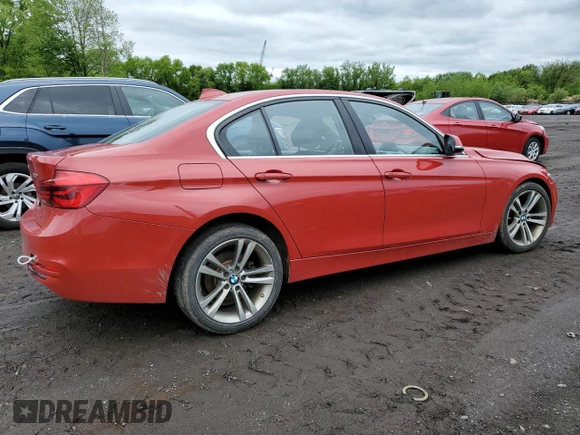 2017 BMW 3 Series 330i xDrive z VIN WBA8D9C53HK894205, wystawiony jako Copart lot #58385675 z przebiegiem 99 420 mil mil oraz Szkoda całkowita • Salvage title. Historia ofert i sprzedaży dostępna na DreamBid. Obrazek 3.