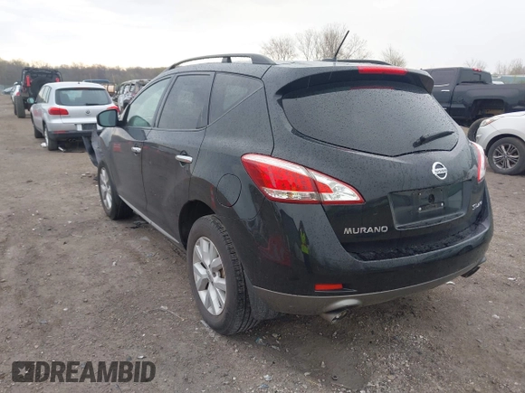 2012 Nissan Murano SV with VIN JN8AZ1MW5CW210081, listed as a IAAI auction lot 42081443 with 185,143 mi miles and . Bid and sale history available at carsss.com. Image 3.