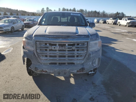 2022 GMC Canyon 4WD AT4 w/Leather with VIN 1GTG6FEN1N1327710, listed as a Copart auction lot 43038405 with 45,034 mi miles and Clean Title. Bid and sale history available at carsss.com. Image 5.