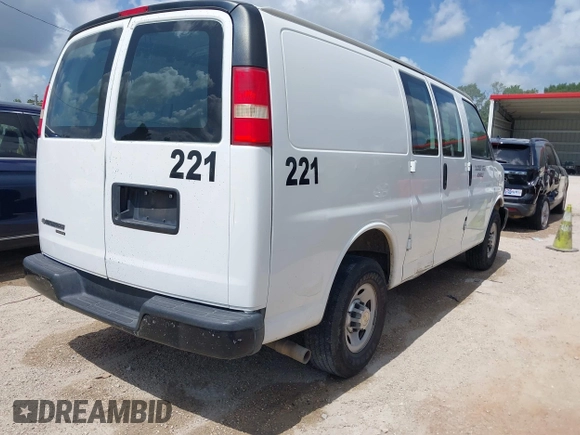 2012 Chevrolet Express Cargo with VIN 1GCZGTCA0C1143764, listed as a IAAI auction lot 42441193 with 155,045 mi miles and . Bid and sale history available at DreamBid. Image 4.