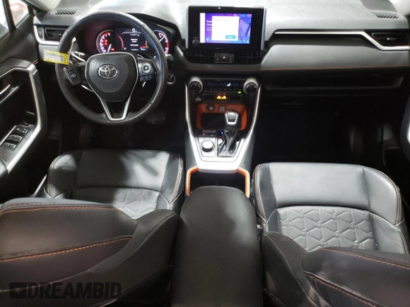 2023 Toyota RAV4 Adventure with VIN 2T3J1RFV8PW362575, listed as a Copart auction lot 43736115 with 36,402 mi miles and Salvage Title. Bid and sale history available at carsss.com. Image 8.
