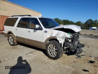 2011 Ford Expedition EL XLT with VIN 1FMJK1J56BEF54773, listed as a Copart auction lot 42388224 with 254,094 mi miles and Salvage Title. Bid and sale history available at carsss.com. Image 4.