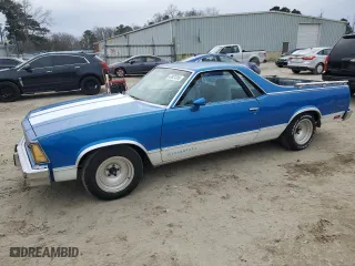1981 Chevrolet El Camino with VIN 1GCCW80J2BD432782, listed as a Copart auction lot 41821285 with 24,296 mi miles and Salvage Title. Bid and sale history available at carsss.com. Image 1.