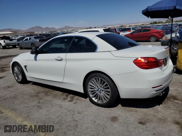 2014 BMW 4 Series 428i with VIN WBA3V7C51EJ873074, listed as a Copart auction lot 58778785 with 94,007 mi miles and Salvage title. Bid and sale history available at DreamBid. Image 2.