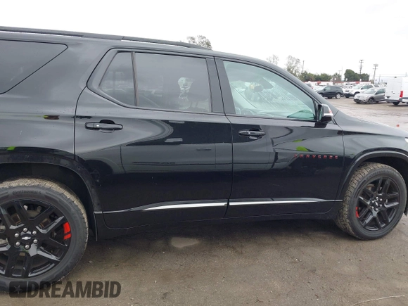 2019 Chevrolet Traverse Premier with VIN 1GNERKKW5KJ198202, listed as a IAAI auction lot 41568154 with 46,848 mi miles. Bid and sale history available at carsss.com. Image 14.