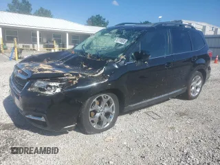 2018 Subaru Forester Touring z VIN JF2SJAWC0JH428247, wystawiony jako Copart lot #57749585 z przebiegiem 61 350 mil mil oraz Szkoda całkowita • Salvage title. Historia ofert i sprzedaży dostępna na DreamBid. Obrazek 1.