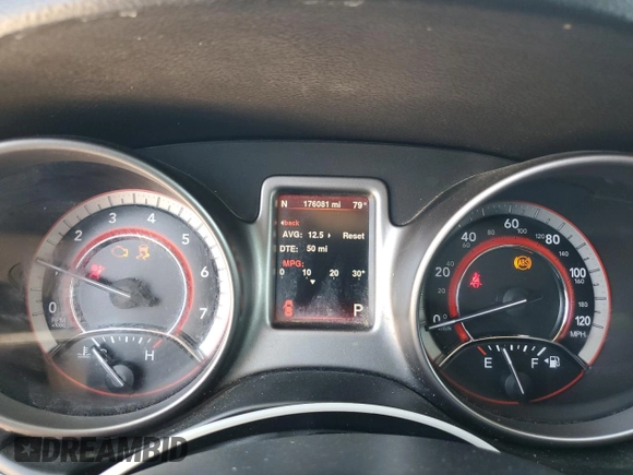 2015 Dodge Journey Crossroad with VIN 3C4PDCGG1FT746959, listed as a Copart auction lot 53618025 with 176,081 mi miles and Clean Title. Bid and sale history available at DreamBid. Image 9.