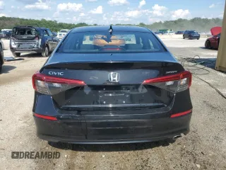 2024 Honda Civic Sport with VIN 2HGFE2F51RH593081, listed as a Copart auction lot 61823915 with 28,477 mi miles and Clean title. Bid and sale history available at DreamBid. Image 6.