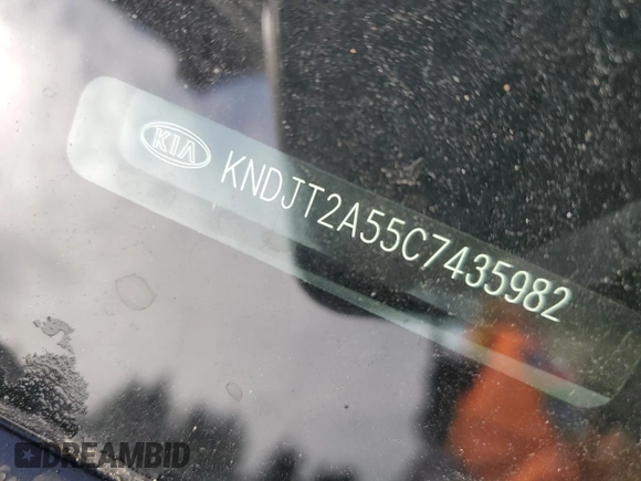 2012 Kia Soul with VIN KNDJT2A55C7435982, listed as a Copart auction lot 49615215 with 119,482 mi miles and Salvage Title. Bid and sale history available at carsss.com. Image 14.