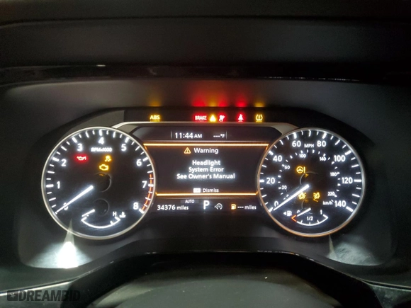 2022 Nissan Pathfinder SV with VIN 5N1DR3BC2NC228602, listed as a Copart auction lot 42744585 with 34,676 mi miles and Salvage Title. Bid and sale history available at carsss.com. Image 9.