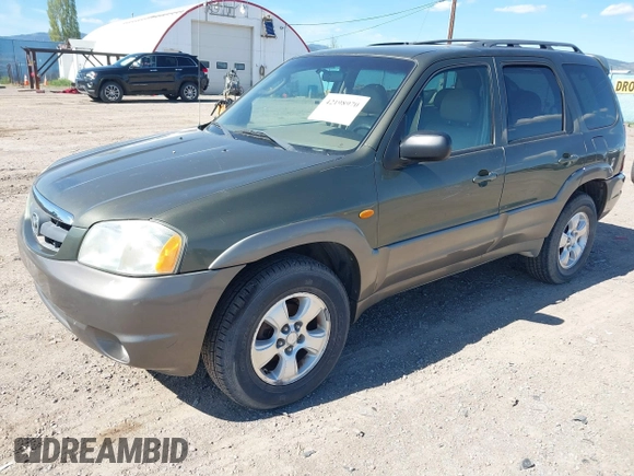 2002 Mazda Tribute LX with VIN 4F2CU08152KM02067, listed as a IAAI auction lot 42198970 with 212,613 mi miles and . Bid and sale history available at carsss.com. Image 2.