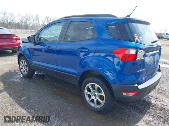 2018 Ford EcoSport SE with VIN MAJ6P1UL9JC212272, listed as a IAAI auction lot 41980901 with 108,488 mi miles. Bid and sale history available at carsss.com. Image 3.
