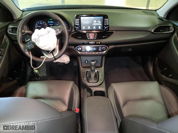 2020 Hyundai Elantra GT with VIN KMHH35LE8LU127294, listed as a Copart auction lot 44122104 with 15,093 mi miles. Bid and sale history available at carsss.com. Image 8.