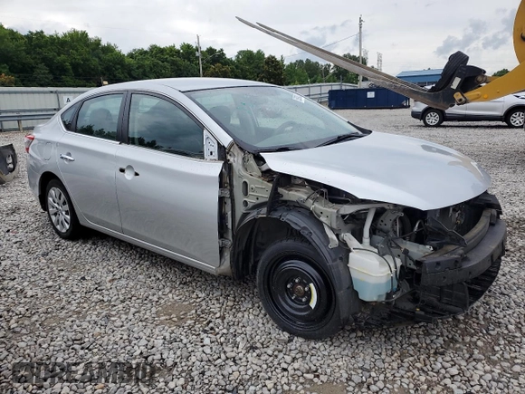 2014 Nissan Sentra SV with VIN 3N1AB7AP6EY273009, listed as a Copart auction lot 59898435 with 35,460 mi miles and Salvage title. Bid and sale history available at DreamBid. Image 4.