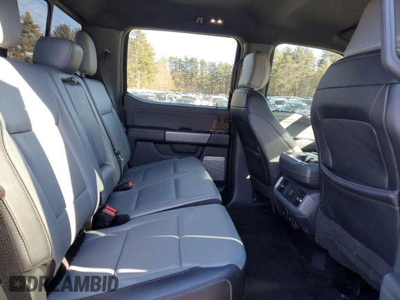 2023 Ford F-150 Lightning Pro with VIN 1FTVW1EL8PWG53681, listed as a Copart auction lot 42681505 with 7,570 mi miles and Salvage Title. Bid and sale history available at DreamBid. Image 10.
