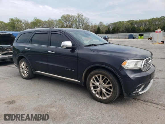 2014 Dodge Durango Citadel z VIN 1C4RDHEG4EC975557, wystawiony jako Copart lot #55117245 z przebiegiem 210 347 mil mil oraz Czysty tytuł • Clean title. Historia ofert i sprzedaży dostępna na DreamBid. Obrazek 4.