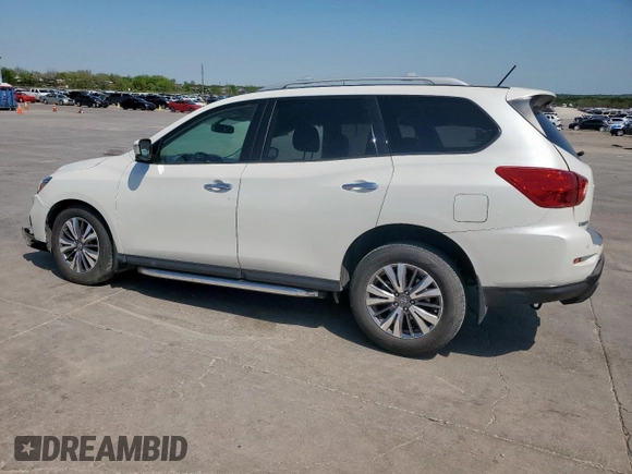 2018 Nissan Pathfinder S z VIN 5N1DR2MN2JC614021, wystawiony jako Copart lot #51286515 z przebiegiem 54 300 mil mil oraz Szkoda całkowita • Salvage title. Historia ofert i sprzedaży dostępna na DreamBid. Obrazek 2.