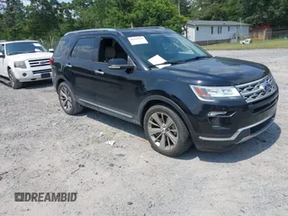 2018 Ford Explorer Limited z VIN 1FM5K7F88JGA11614, wystawiony jako IAAI lot #42584930 z przebiegiem 46 006 mil mil oraz . Historia ofert i sprzedaży dostępna na DreamBid. Obrazek 1.