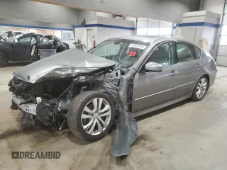 2008 Infiniti M with VIN JNKAY01E08M601712, listed as a Copart auction lot 43810165 with 180,290 mi miles and Salvage Title. Bid and sale history available at DreamBid. Image 1.