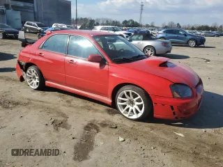 2005 Subaru Impreza Sedan (Natl) WRX with VIN JF1GD29655G511570, listed as a Copart auction lot 43692375 with 212,968 mi miles and Salvage Title. Bid and sale history available at carsss.com. Image 4.