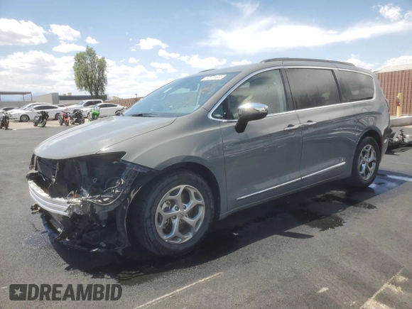 2023 Chrysler Pacifica Limited with VIN 2C4RC1GG8PR529266, listed as a Copart auction lot 60460235 with 56,506 mi miles and Clean title. Bid and sale history available at DreamBid. Image 1.