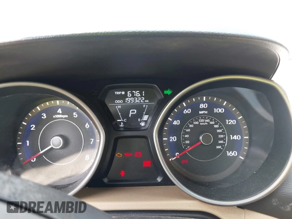 2013 Hyundai Elantra GLS z VIN 5NPDH4AE0DH229430, wystawiony jako IAAI lot #42270443 z przebiegiem 199 322 mil mil oraz . Historia ofert i sprzedaży dostępna na DreamBid. Obrazek 7.
