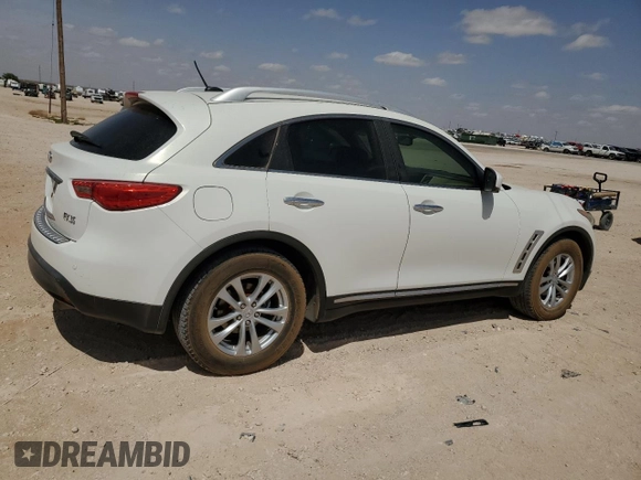 2010 Infiniti FX with VIN JN8AS1MU7AM801086, listed as a Copart auction lot 51745085 with 105,162 mi miles and Clean title. Bid and sale history available at DreamBid. Image 3.