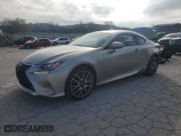 2017 Lexus RC with VIN JTHSM5BC2H5003190, listed as a Copart auction lot 82214864 with 62,710 mi miles and Salvage Title. Bid and sale history available at carsss.com. Image 1.