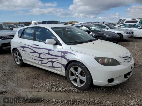 2006 Mazda 3 S Sport with VIN JM1BK144761434411, listed as a Copart auction lot 48255625 with 106,251 mi miles and Salvage Title. Bid and sale history available at DreamBid. Image 4.