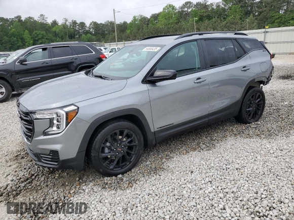 2024 GMC Terrain SLE z VIN 3GKALMEGXRL103729, wystawiony jako Copart lot #54666435 z przebiegiem 13 444 mil mil oraz Szkoda całkowita • Salvage title. Historia ofert i sprzedaży dostępna na DreamBid. Obrazek 1.