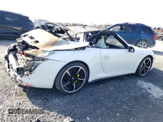 2014 Porsche 911 Carrera S with VIN WP0CB2A94ES155727, listed as a Copart auction lot 77574304 with 1 mi miles and Non Repairable. Bid and sale history available at carsss.com. Image 3.